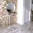 Wizualizacja konsoli Erosa 8X biały beton
