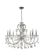 Żyrandol ośmioramienny w stylu glamour - K154-Fonti w sklepie Edinos.pl