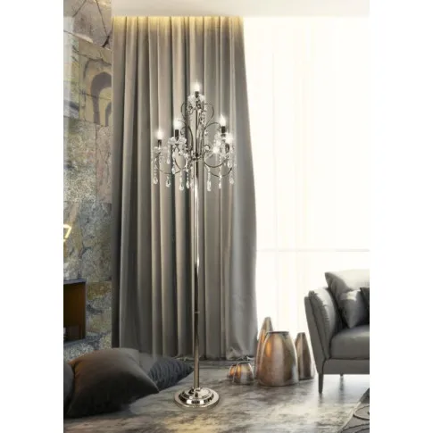 Fotografia Vademo LAMPA PODŁOGOWA 5*40W E14 CHROM z kategorii Oświetlenie