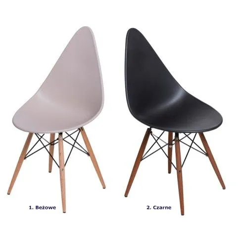 Zdjęcie krzesło Fazi beżowe do jadalni | Edinos.pl