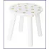 Biały taboret dla dzieci Fiko
