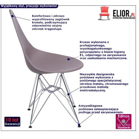 Fotografia Krzesło Fazi 2X - szare z kategorii Strona główna