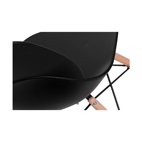 Zdjęcie krzesło Effi czarne do salonu - sklep Edinos.pl