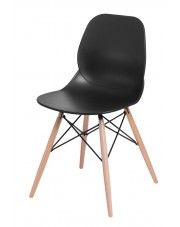 Krzesło Effi - czarne w sklepie Edinos.pl