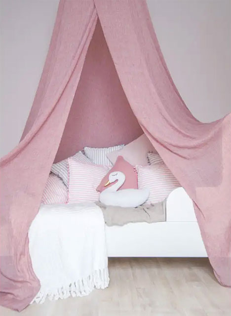 Bawełniany baldachim dla dziewczynki Edon