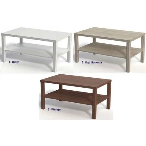 Zdjęcie prostokątna biała ława Ferio | Edinos.pl