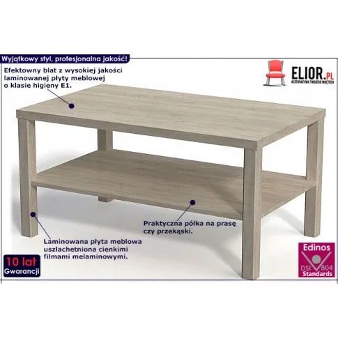 Fotografia Ława Ferio - dąb sonoma z kategorii Ławy i stoliki