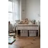 Szary materiałowy pojemnik na zabawki Odis 4X