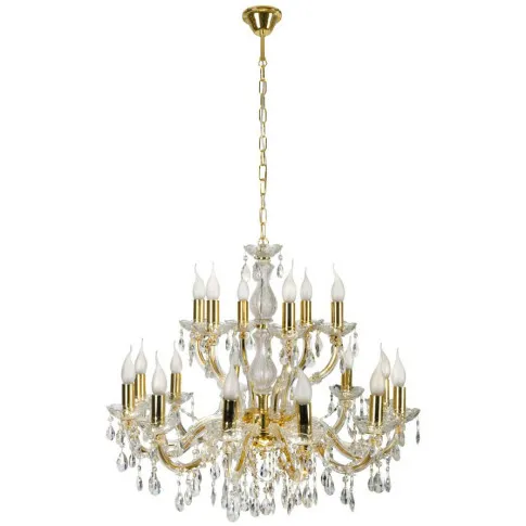 elegancki 18 ramienny żyrandol do kościola sali balowej z009 perlos