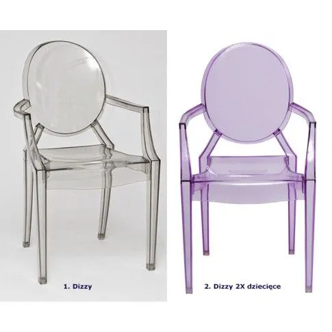 Zdjęcie krzesło Labis transparentne do kawiarni | Edinos.pl