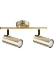 Metalowa złota lampa sufitowa w stylu nowoczesnym - Z012-Kesprit w sklepie Edinos.pl