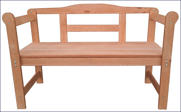 Ławka ogrodowa tarasowa z impregnowanego drewna Lampat