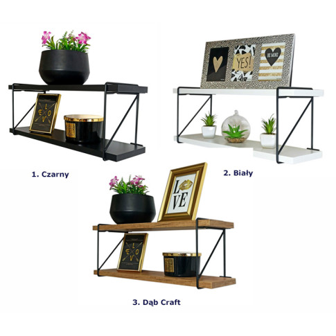 Półka ścienna Globis 3X kolory