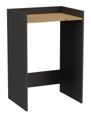 Łazienkowa szafka na pralkę antracyt + dąb artisan - Rubes w sklepie Edinos.pl