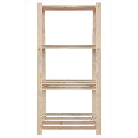 Drewniany regał 4 półkami Rayan 3X