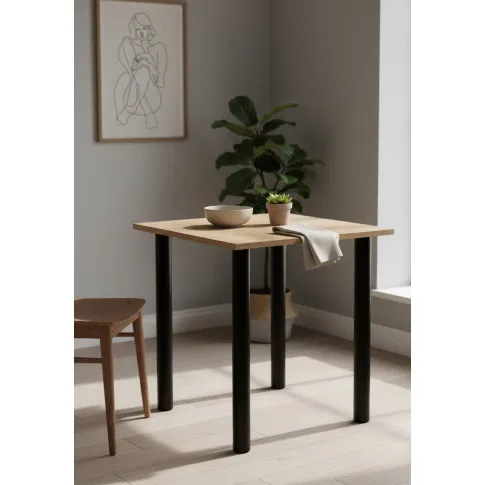 Industrialny stół z wykręcanymi nogami dąb craft   Isla