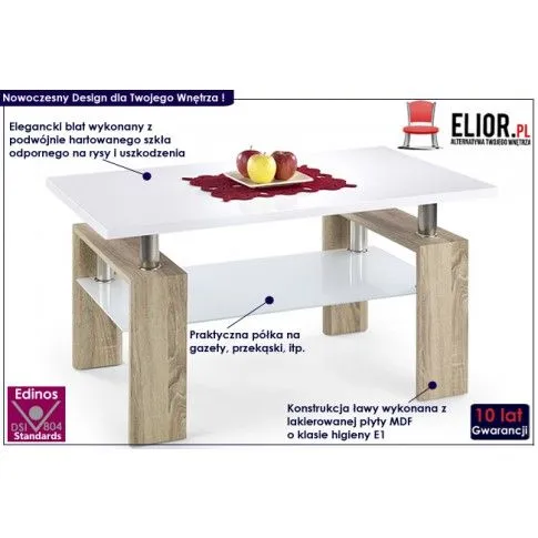 Fotografia Ława lakierowana Keto z kategorii Stoliki kawowe