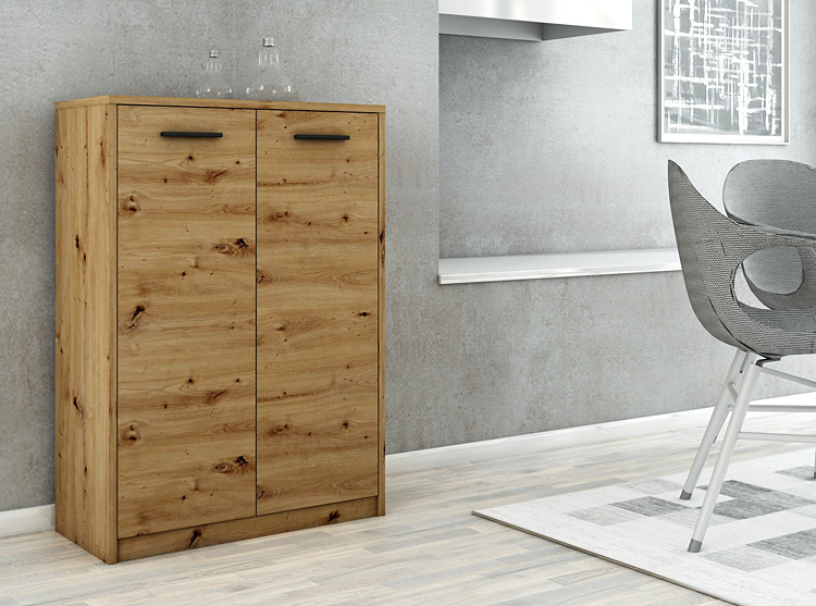 Komoda do salonu Lineo-dąb artisan