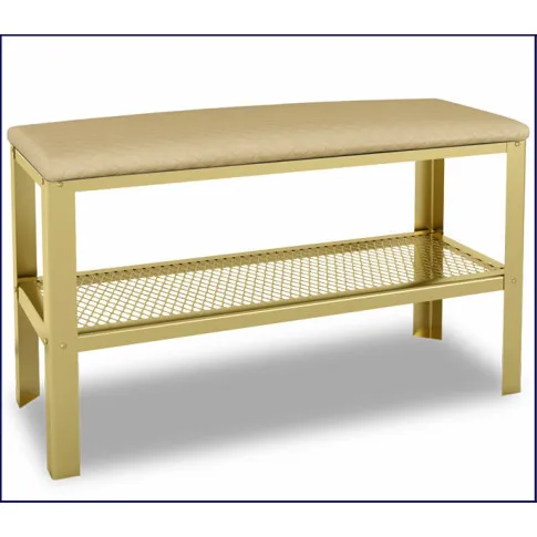 Puf do korytarza Nakari 3X złoty jasny beż