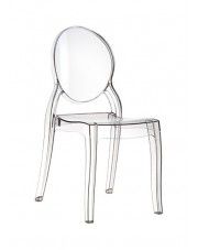 Krzesło typu ludwik Lauren - transparentne w sklepie Edinos.pl