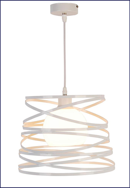 Wizualizacja lampy wiszącej T004-Masha biała