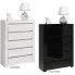 Szczegółowe zdjęcie nr 4 produktu Lakierowana komoda Margino 4X - czarny połysk