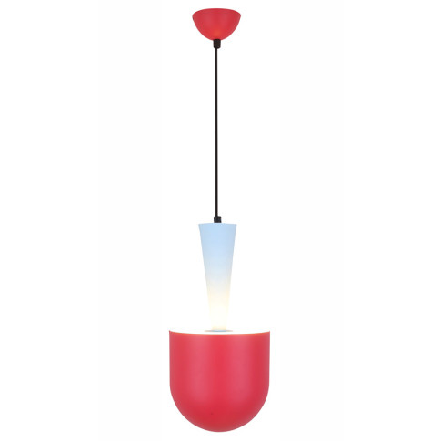 Czerwona wisząca lampa T014 Fugi