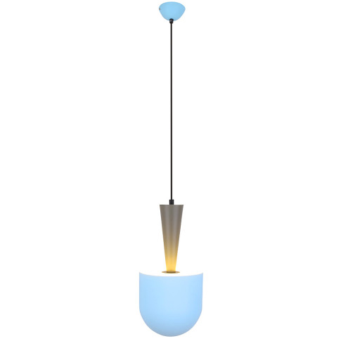 Niebieska wisząca lampa T013 Fugi