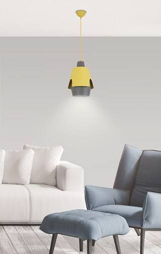 Produkt Dwukolorowa lampa wisząca - V010-Zola