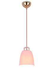 Różowa ceramiczna lampa wisząca - V012-Ilumi w sklepie Edinos.pl