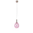 Różowa lampa wiszaca w nowoczesnym stylu - T010 - Bolik