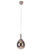 Srebrnoszara lampa wisząca - T008 - Iser w sklepie Edinos.pl
