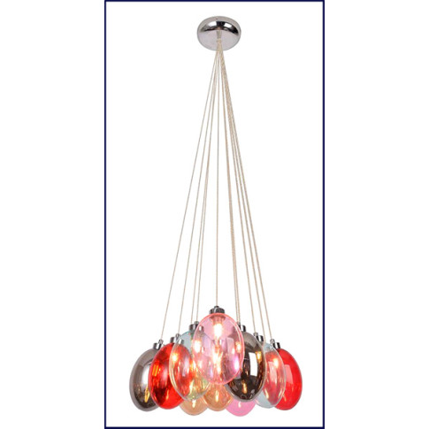 Wielokolorowa lampa wiszaca T007 Bolik