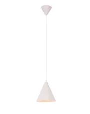 Biała metalowa lampa wisząca - V014-Selio