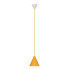 Żółta lampa wisząca stożek - V014-Selio