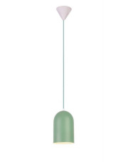 Zielona pastelowa lampa długa nad stół - V015-Suvio w sklepie Edinos.pl