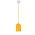 Żółta owalna lampa wisząca - V015-Suvio