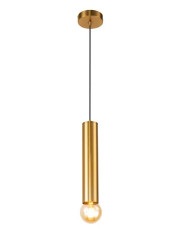Lampa wisząca w kolorze mosiądzu oprawa 30 cm - V025-Malone w sklepie Edinos.pl