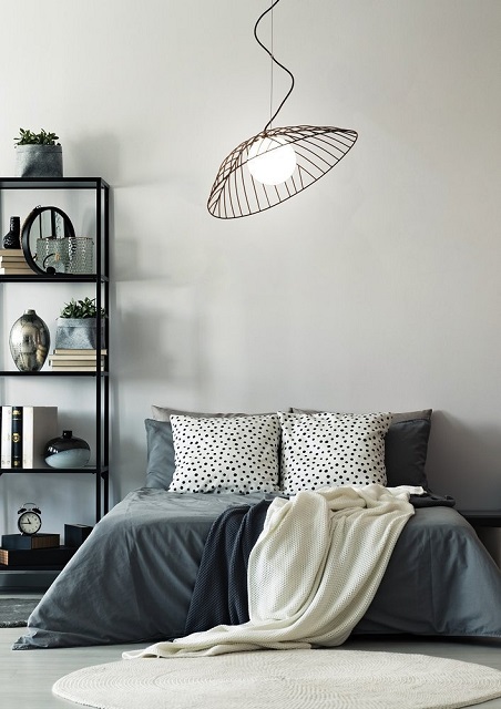 Produkt Czarna ażurowa lampa wisząca - V031-Marsylex