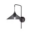 Czarny metalowy kinkiet w stylu loft - T017 - Vermont