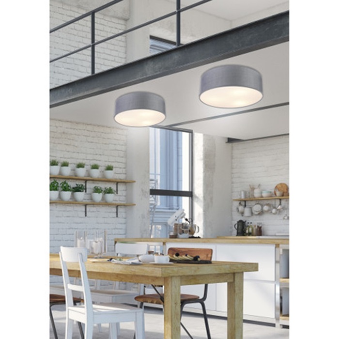 Produkt Nowoczesny szary plafon okrągły - V002-Piloss