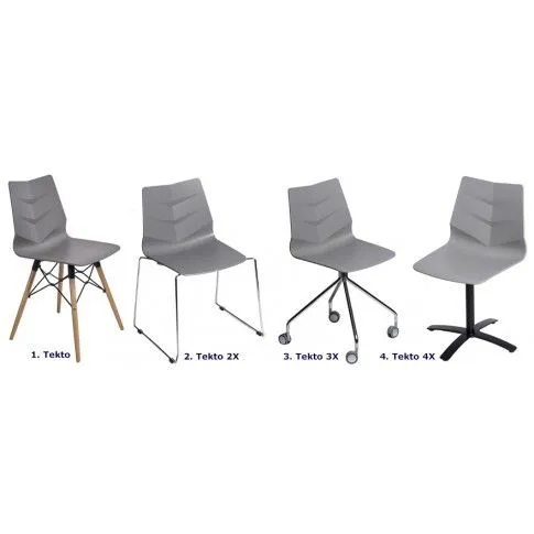 Zdjęcie krzesło Avenio szare do salonu | Edinos.pl