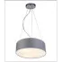 wisząca lampa V004 Perio szara okrągła nowoczesna glamour abażur