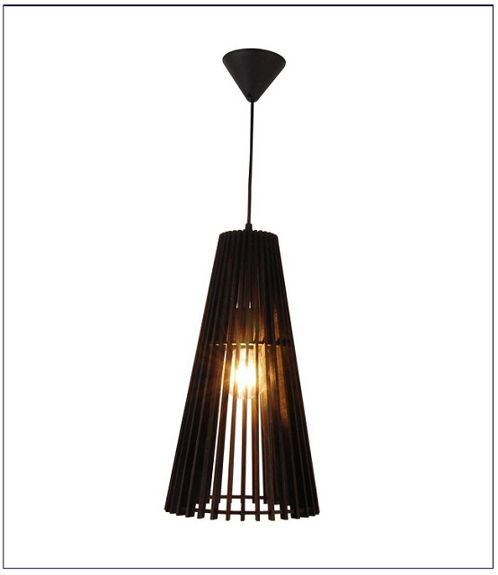 Produkt Lampa wisząca drewniany stożek - V038-Votani