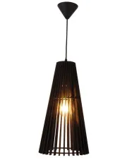 Lampa wisząca drewniany stożek - V038-Zenuti