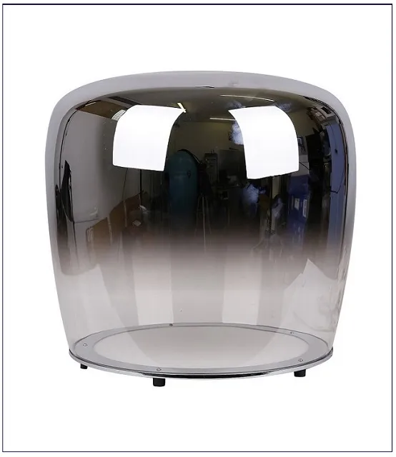 Produkt Lampa stołowa czarna szklana kula LED - V046-Biles