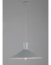 Szara lampa wisząca z szerokim kloszem - V047-Feniti