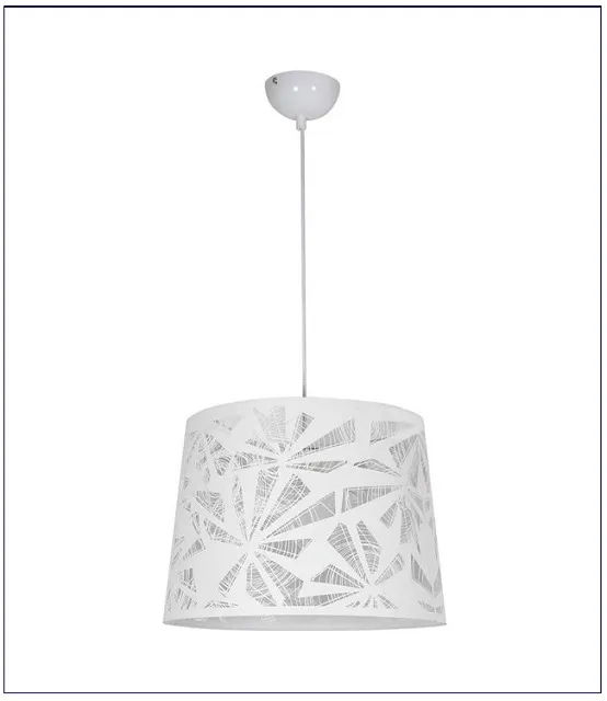 Produkt Metalowa lampa wisząca z wzorzystym abażurem - V051-Palmier