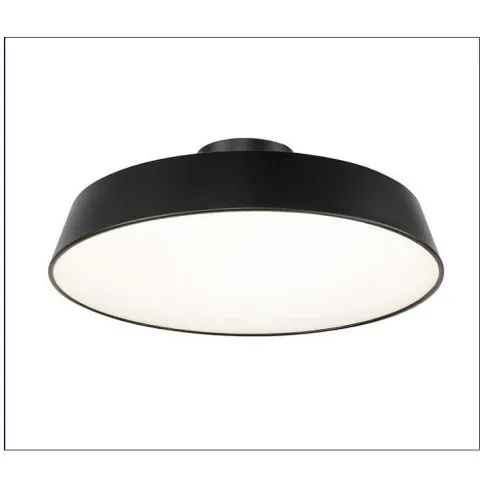 czarna lampa sufitowa 40 cm V054 Welto LED