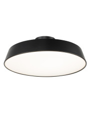 Czarna metalowa lampa sufitowa 40 cm LED - V054-Welto